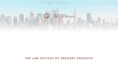 Desktop Screenshot of gregespolaw.com